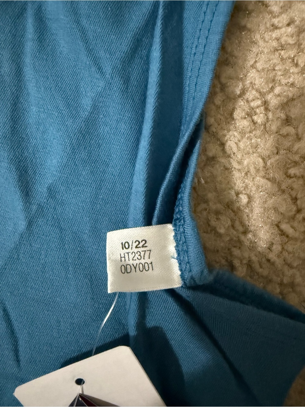 Reebok Steely Blue Tank Top with Pineapple Graphic - Picture 5 of 6